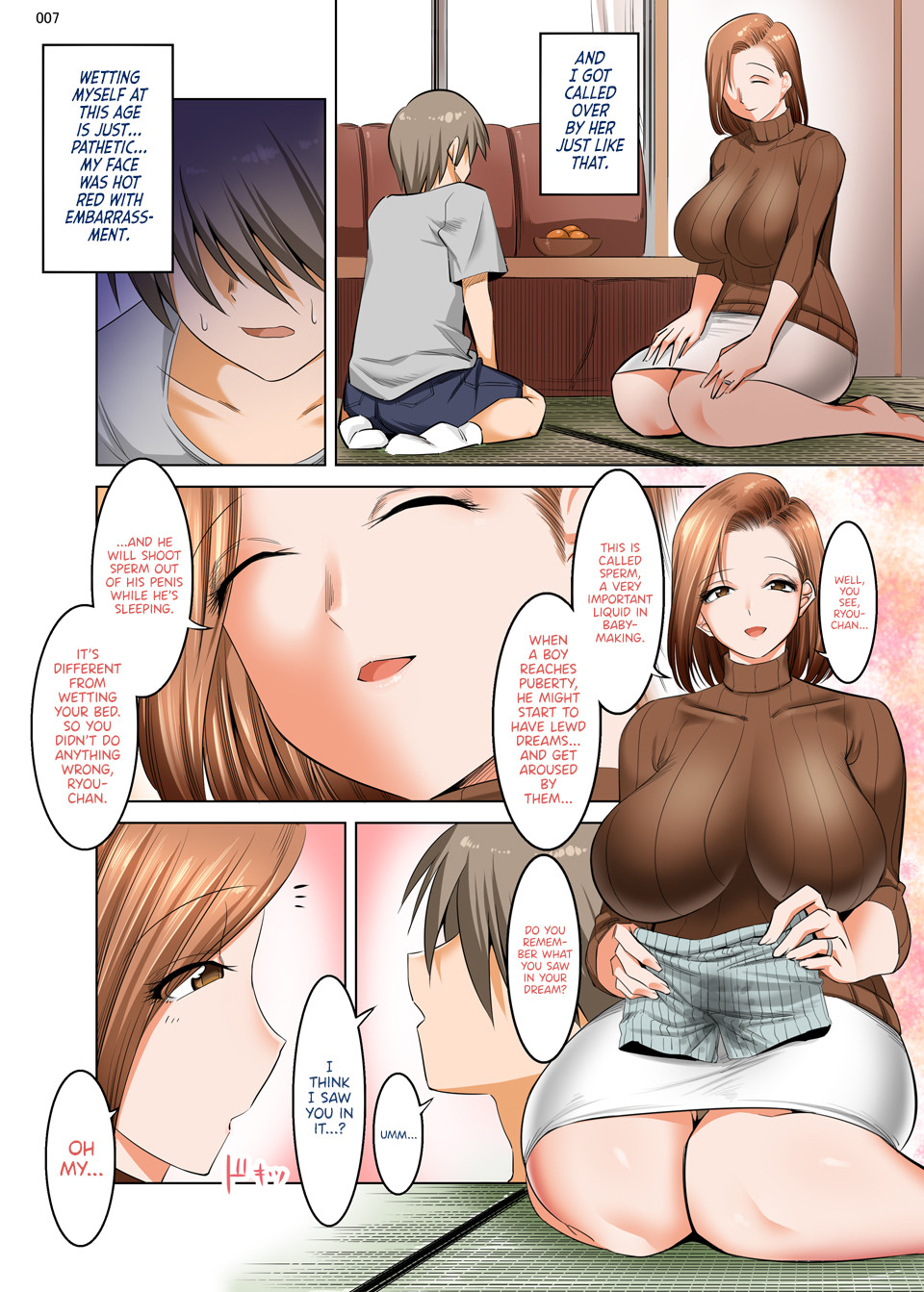 Hentai Manga Comic-Gentle Stepmom Can't Refuse Her Son's Pleading-Read-6